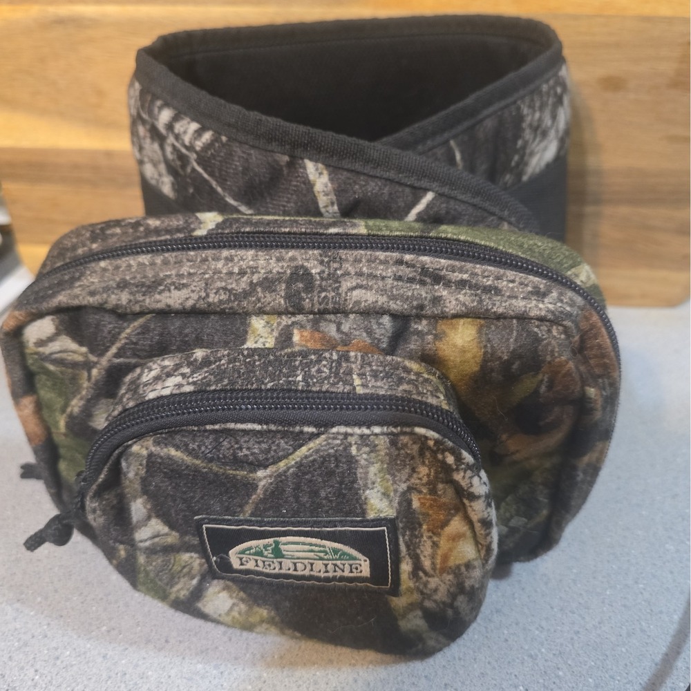 Fieldline Realtree Camo Hunting Waist Pack Zip Pockets Lightweight Adjustable